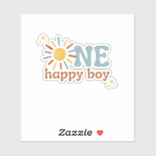One Happy Boy, 1st Trip Around The Sun Sticker