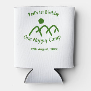 One happy camp green mountain sun 1st birthday can cooler