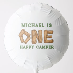 One Happy Camper 1st Birthday Balloon