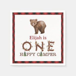 One Happy Camper 1st Birthday Personalized Party N Napkins