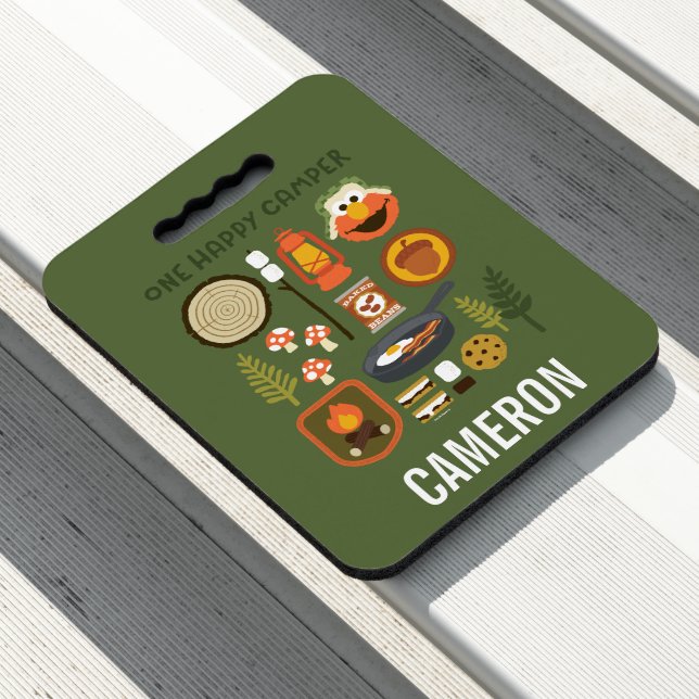 One Happy Camper | Add Your Name Seat Cushion (In Situ)