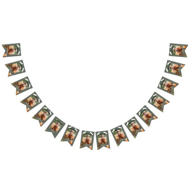 One Happy Camper Birthday Monthly Photo Bunting Flags (All)