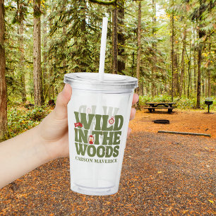 One Happy Camper Boys Birthday  Acrylic Tumbler