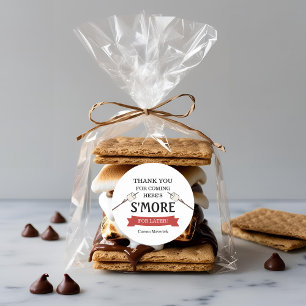 One Happy Camper Boys Birthday  Classic Round Sticker