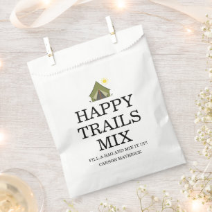 One Happy Camper Boys Birthday  Favor Bag