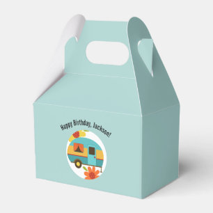 One Happy Camper First Birthday Camper Outdoor Favor Boxes