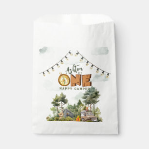One Happy Camper First Birthday Favor Bag