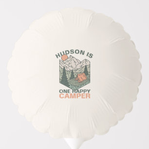 One Happy Camper First Birthday Party Sign Balloon