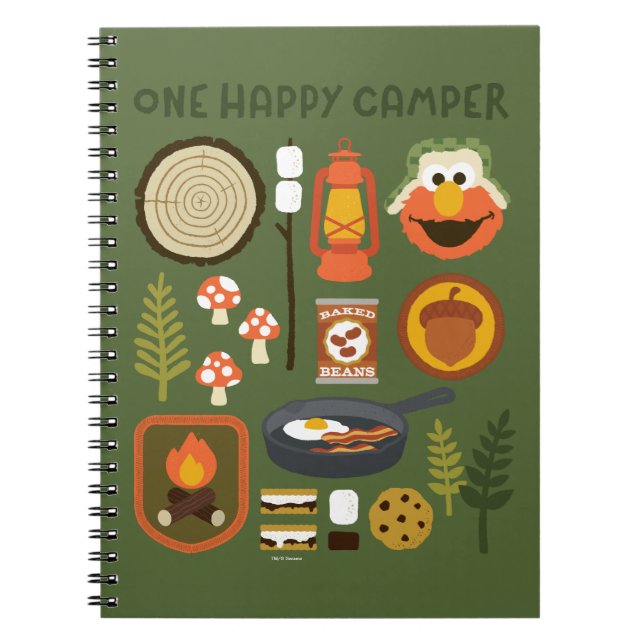 One Happy Camper Notebook (Front)