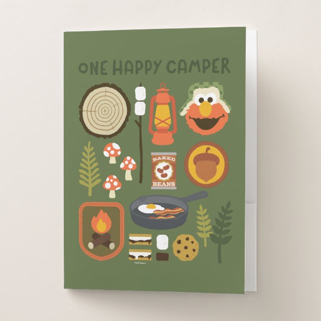 One Happy Camper Pocket Folder (Front)