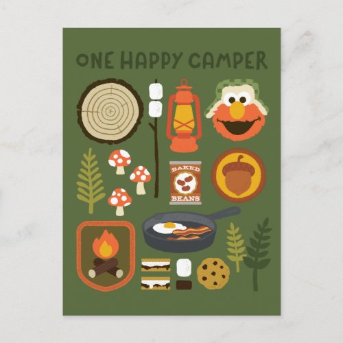 One Happy Camper Postcard