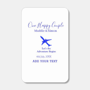 One happy Couple let's adventure begins wedding co Matchboxes