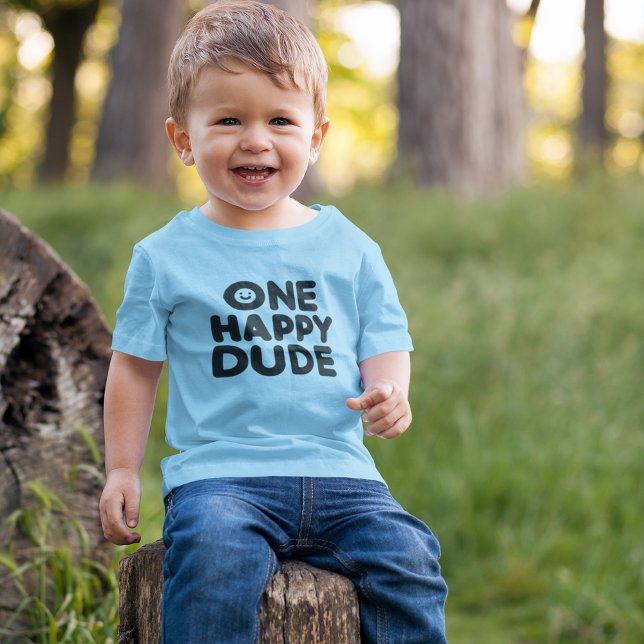 One Happy Dude  Baby T-Shirt (Creator Uploaded)