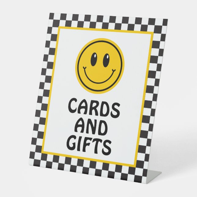 One Happy Dude Cards and Gifts Sign Emoji (Front)