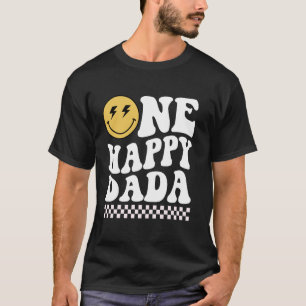 One Happy Dude Dada 1st Birthday Family Matching T-Shirt