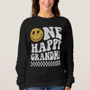 One Happy Dude Grandma 1st Birthday Family Matchin Sweatshirt