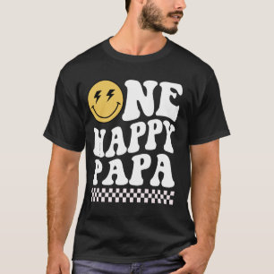 One Happy Dude Papa 1st Birthday Family Matching T-Shirt