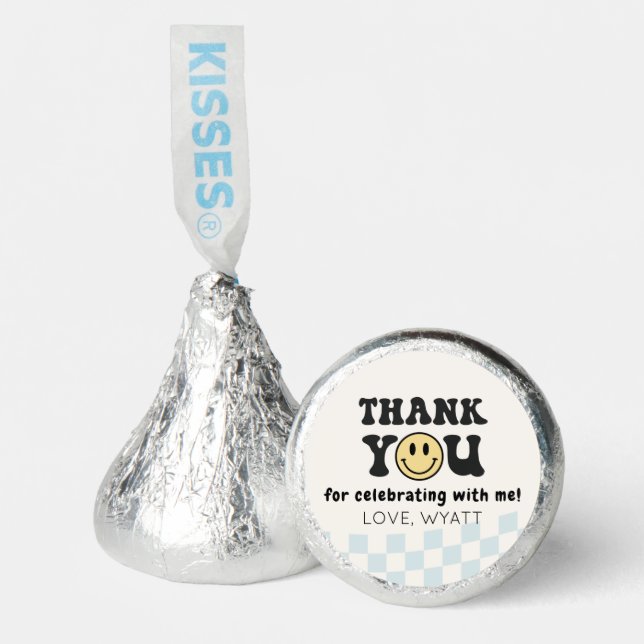 One Happy Dude Smiley 1st Birthday Thank You Candy (Front)