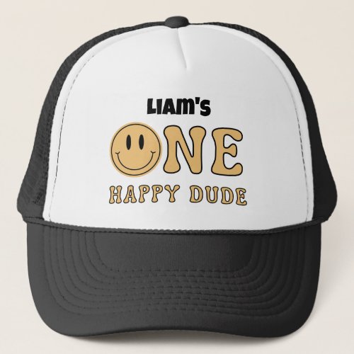 One Happy Dude  Trucker Hat