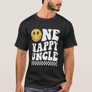 One Happy Dude Uncle] 1st Birthday Family Matching T-Shirt