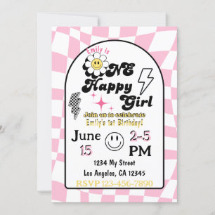 One Happy Girl Birthday Invitation