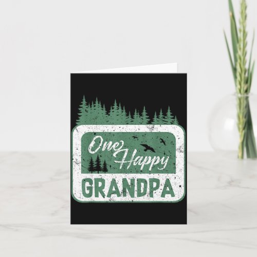 One Happy Grandpa Camper 1st Birthday Camng Bear 