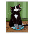 One Happy Kitty - Cat Art Card