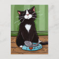 One Happy Kitty - Cat Art Postcard