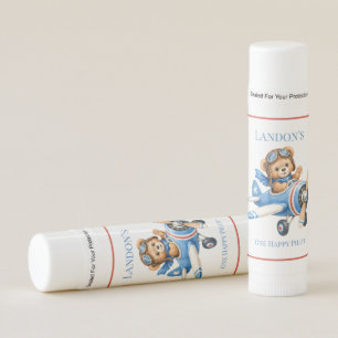 One Happy Pilot 1st. Birthday Party Favor Lip Balm