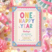 One Happy Year Whimsical Girl 1st Birthday Party