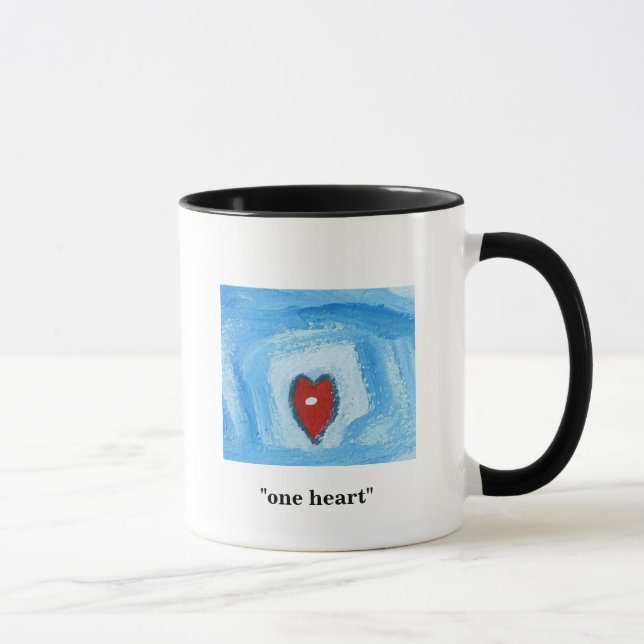 "ONE HEART" MUG (Right)