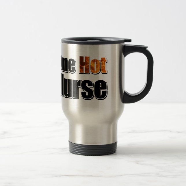 One Hot Accountant Travel Mug (Right)