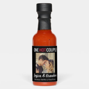 One Hot Couple Photo - Wedding Hot Sauce HS043