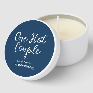 One Hot Couple Soy Wax Candle Favor Mini Candle Favors