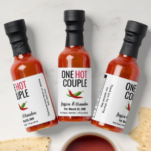 One Hot Couple - Wedding Hot Sauce HS006