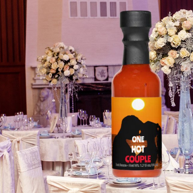 One Hot Couple Wedding Photo Personalized Sauces (Creator Uploaded)