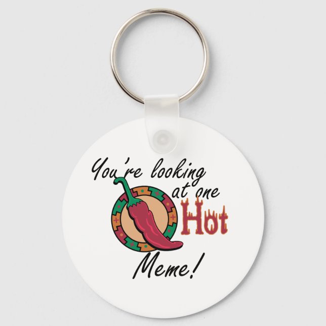 One Hot Meme Keychain (Front)