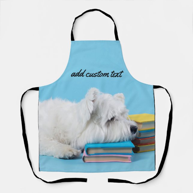 One Huge Full Coverage Photo with Optional Text Apron (Front)