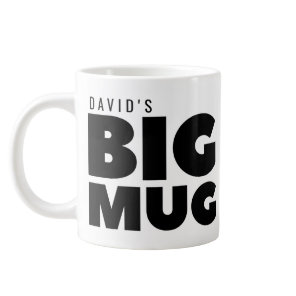 One Huge Mug | Custom Name Novelty Jumbo Cup