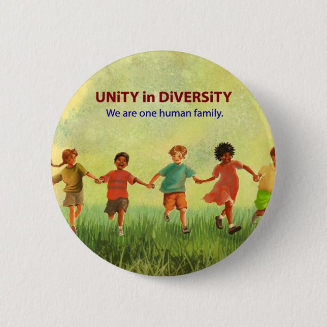 One Human Family Button (Front)