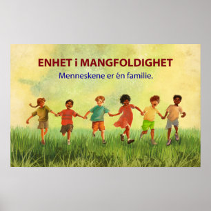 One Human Family (Norwegian) Poster