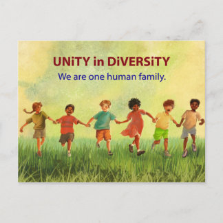 One Human Family Postcard