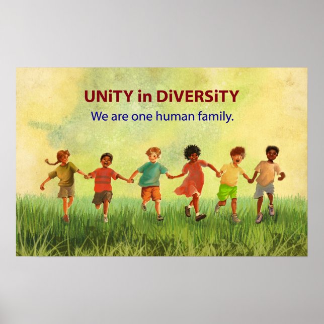 One Human Family Poster (Front)