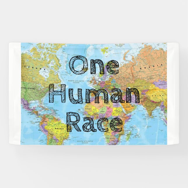 One Human Race Banner (Horizontal)