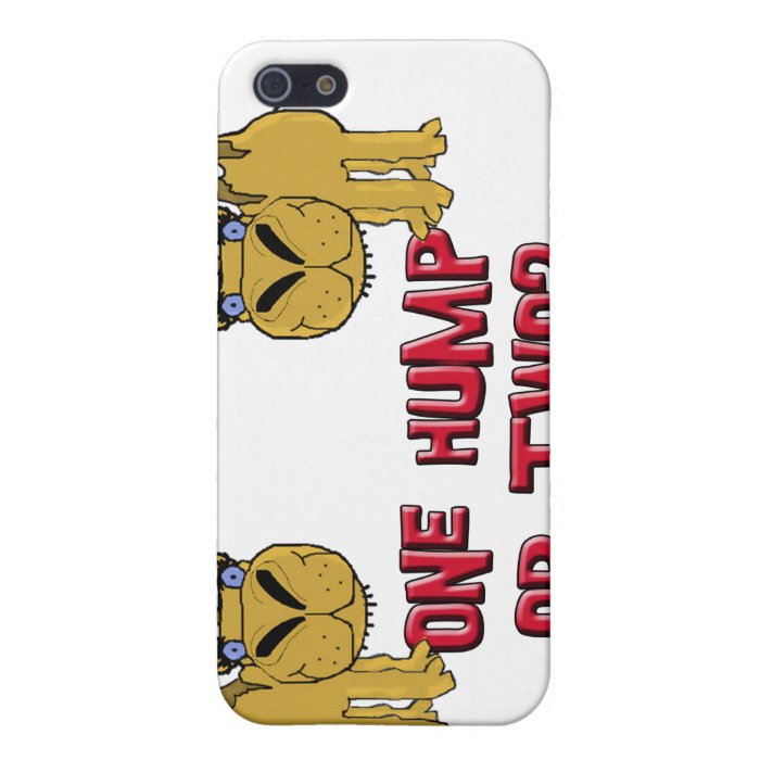 One Hump or Two Schnozzle Camel Cartoon iPhone 5 Case