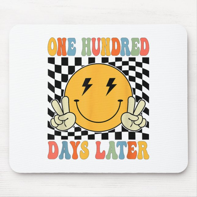 One Hundred 100th Day Of School Later Teacher Kid  Mouse Pad (Front)