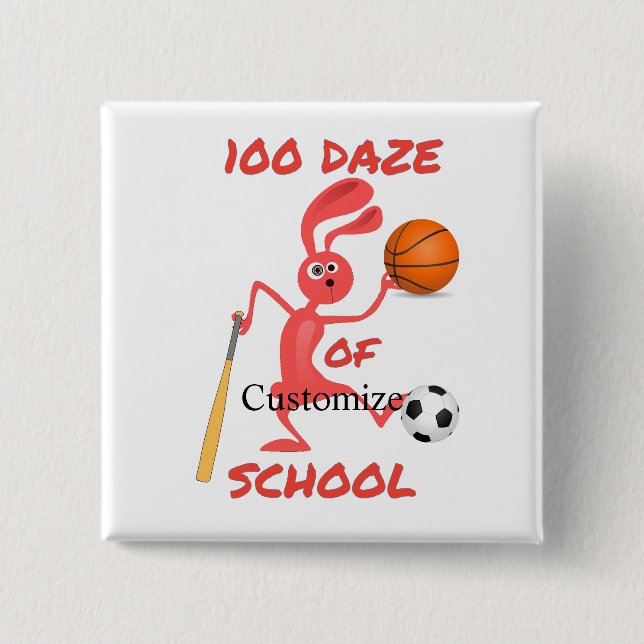 One Hundred Daze Of School Thunder_Cove Button (Front)