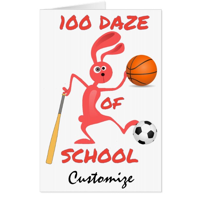 One Hundred Daze Of School Thunder_Cove Card (Front)