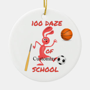 One Hundred Daze Of School Thunder_Cove Ceramic Ornament