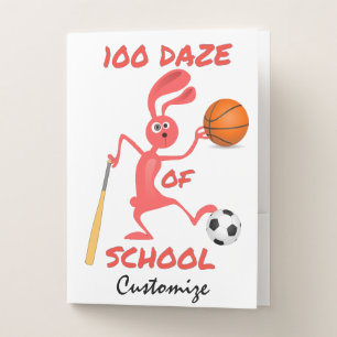 One Hundred Daze Of School Thunder_Cove Pocket Folder